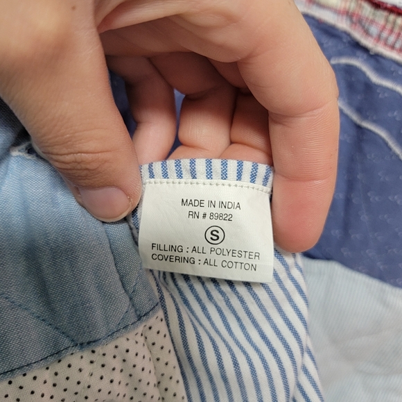 Vintage Patch Magic Nautical Reversible Patchwork Quilted Jacket - Picture 9 of 11